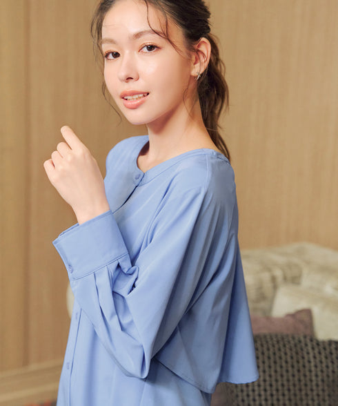 バックフレアヨークチュニック