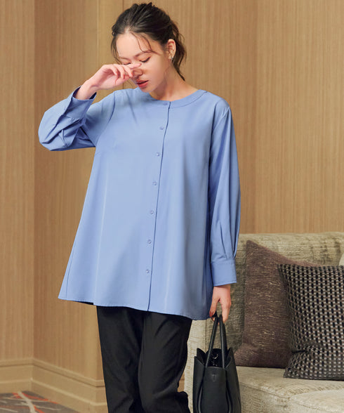 バックフレアヨークチュニック