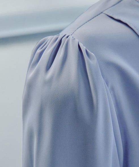 【スマート裏起毛】フリルチュニック