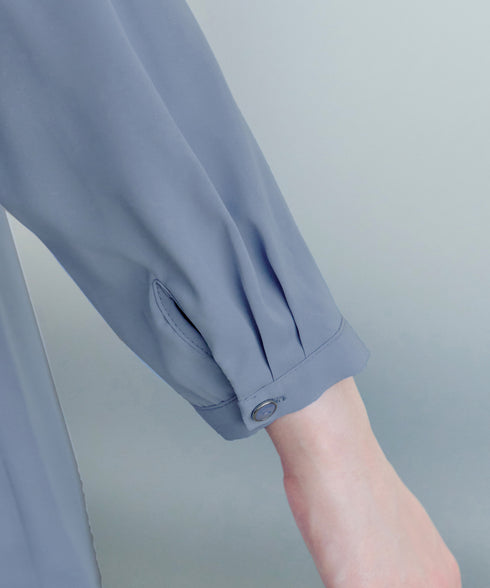 【スマート裏起毛】フリルチュニック