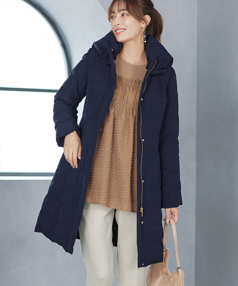 ポンチ×ジャガードドッキングチュニック