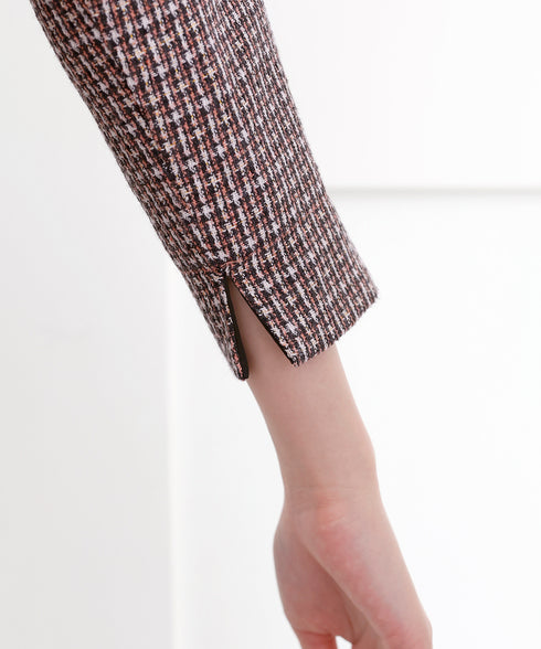 ツイード配色チュニック