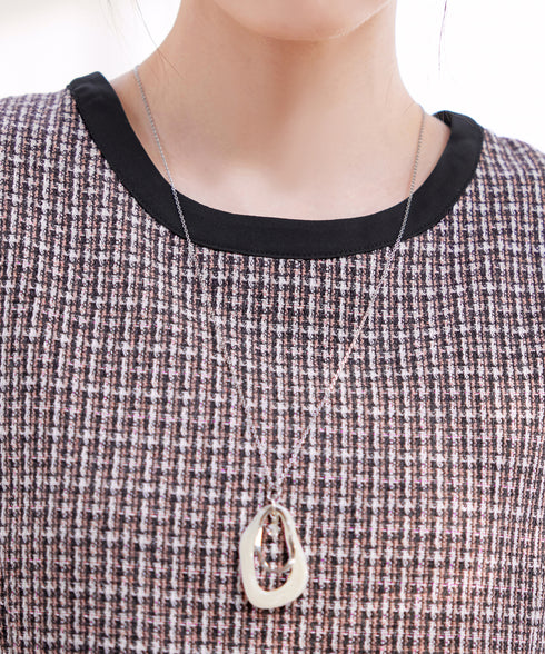 ツイード配色チュニック