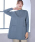 ポケット付きニットチュニック