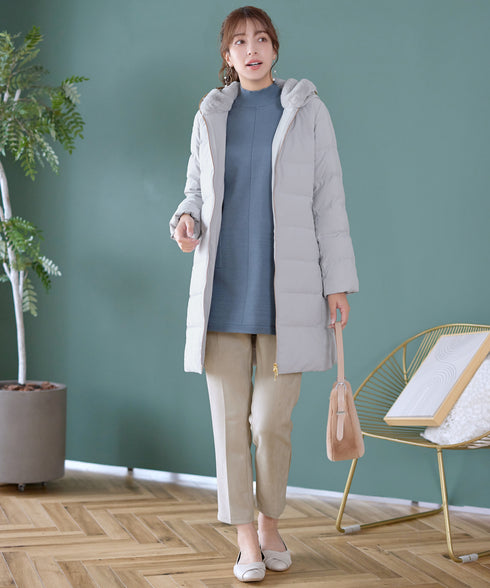 ポケット付きニットチュニック