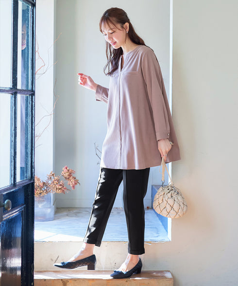 スエード調チュニック