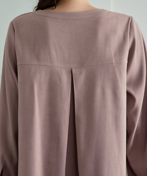 スエード調チュニック