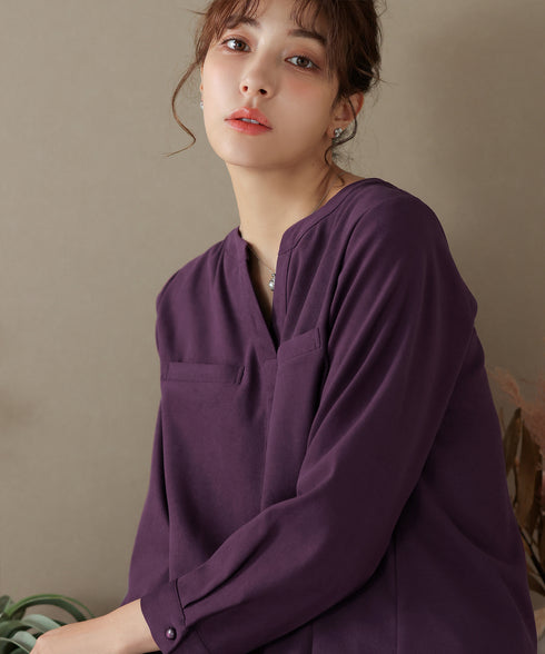 スエード調チュニック