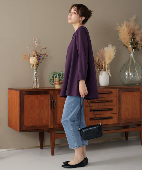 スエード調チュニック
