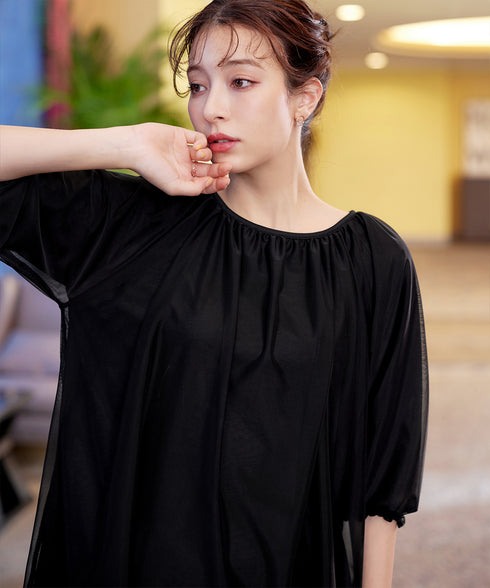 【アウトレット】チュールボリュームチュニック