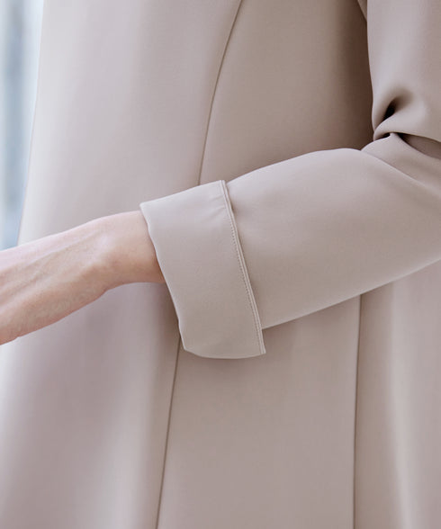 【ストレッチジョーゼット】 3WAY付け襟チュニック