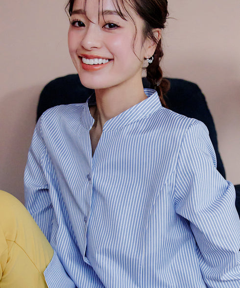 バックタックフレアシャツチュニック