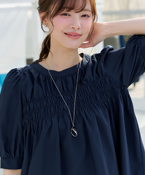 シャーリングチュニック