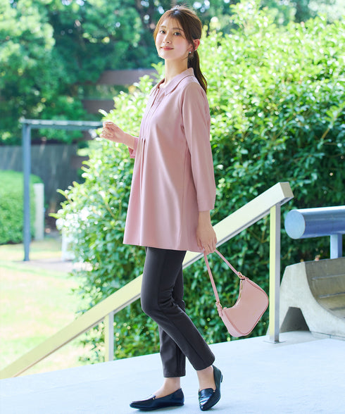 【安田美沙子さん着用・新色追加・日本製】すふれ起毛ストレートパンツ