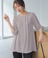 ラップ風ジョーゼットチュニック