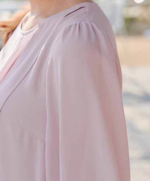 ラップ風ジョーゼットチュニック