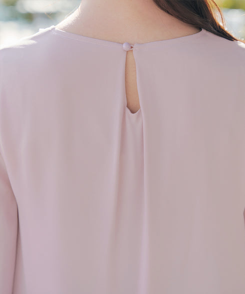 ラップ風ジョーゼットチュニック