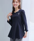 スカラップ襟チュニック