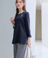 スカラップ襟チュニック