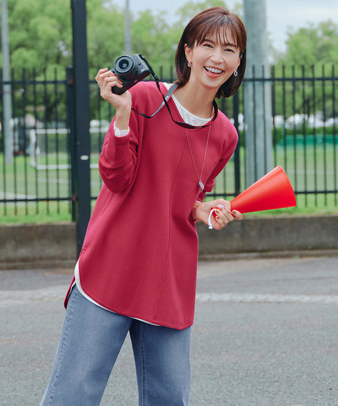 【安田美沙子さん着用 / 金属アレルギー対応】 キュービックレイヤードフープピアス