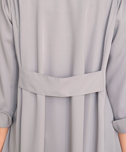 【小倉優子さん着用・選べる袖TYPE】バックフレアチュニックブラウス