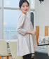 【おのののかさん着用/半袖&7分袖選べる袖丈】バックフレアチュニック