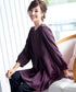 【アウトレット】 【スマート裏起毛】 アシメタックチュニックブラウス