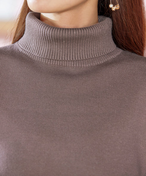 コンビフレアニットトップス