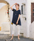 【アウトレット】バックギャザーフレアチュニックブラウス