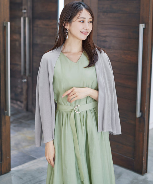 【小倉優子さん着用・新色追加・UVケア・接触冷感】ショートトッパーカーディガン