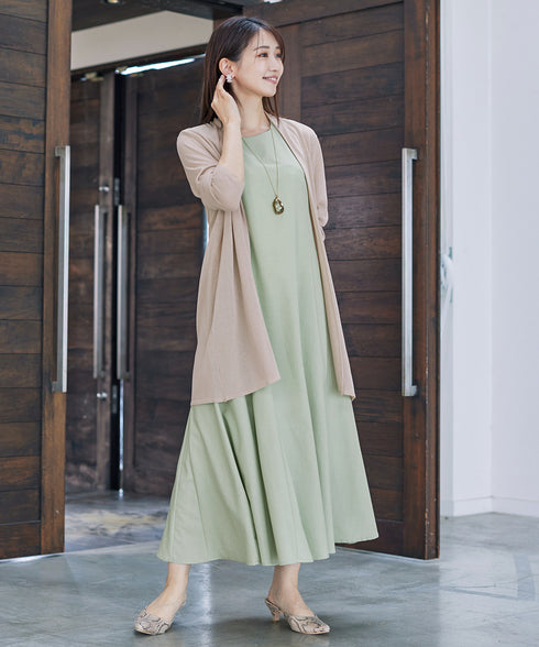 【新色追加・UVケア・接触冷感】ロングトッパーカーディガン