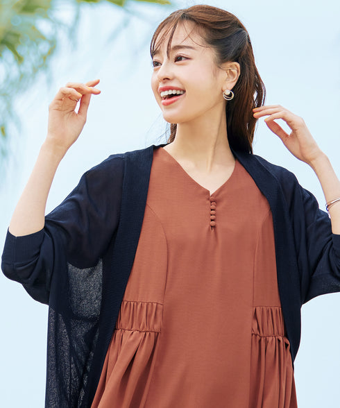 捻じりフープパール付きピアス