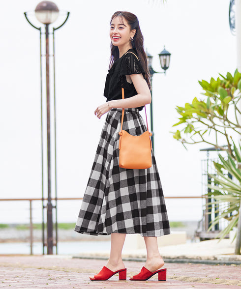 【アウトレット】ボウタイレースブラウス