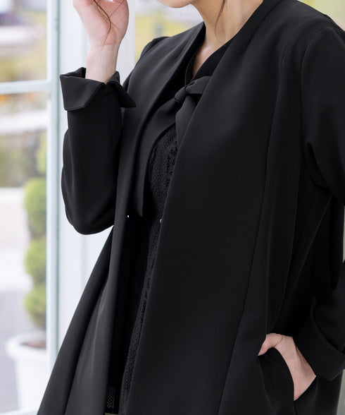 【アウトレット】ボウタイレースブラウス