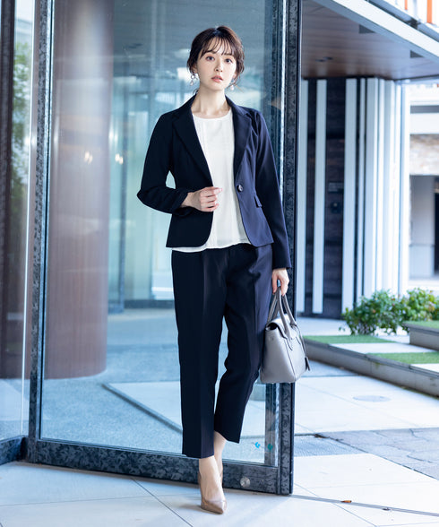 ピンタックレースブラウス