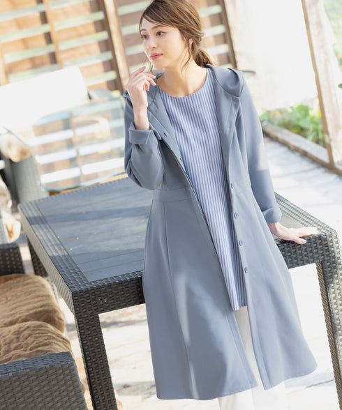 【アウトレット】フーデッドフレアコート