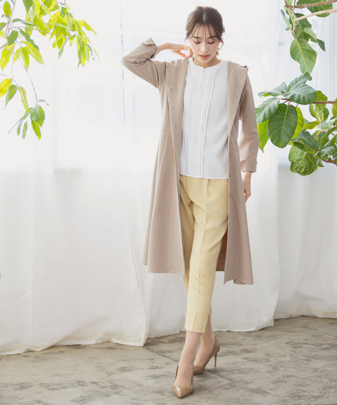 【アウトレット】フーデッドフレアコート