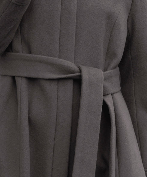 ステンカラープリンセスウールコート