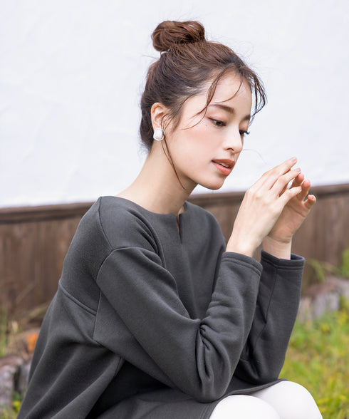 裏起毛チュニック