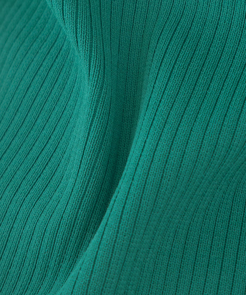 【アウトレット】Vネックボタンニットトップス