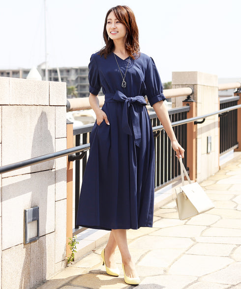 【安田美沙子さん着用 / 日本製】ストレスフリーの着け心地の変形マーブルモチーフネックレス