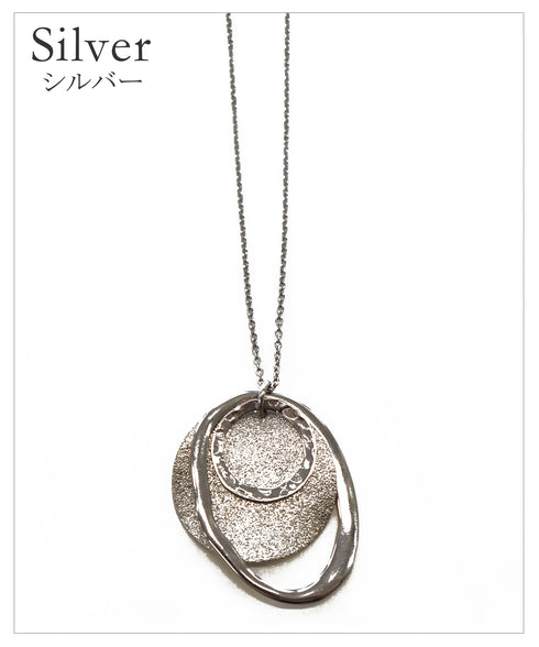 【安田美沙子さん着用】プレートリングネックレス