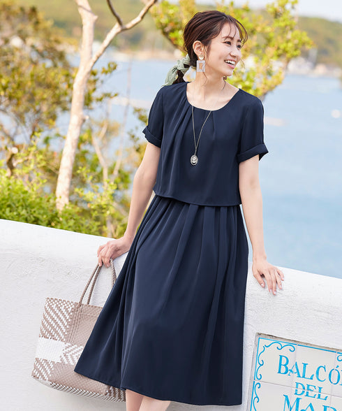 【安田美沙子さん着用】プレートリングネックレス