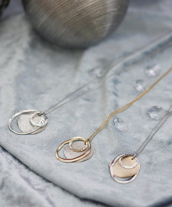 【安田美沙子さん着用】プレートリングネックレス