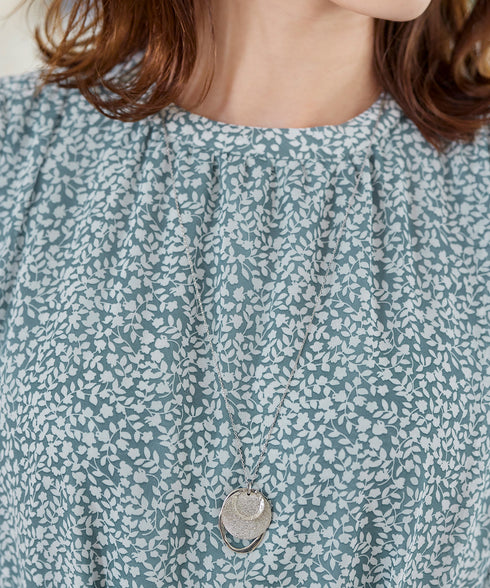 【安田美沙子さん着用】プレートリングネックレス