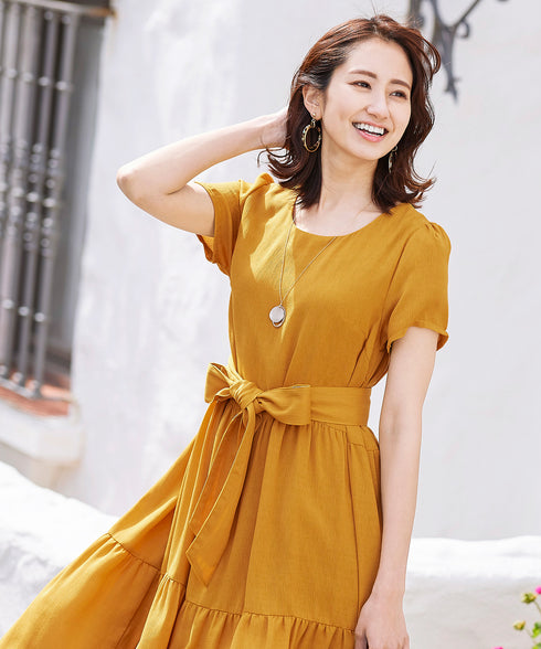 【安田美沙子さん着用】プレートリングネックレス