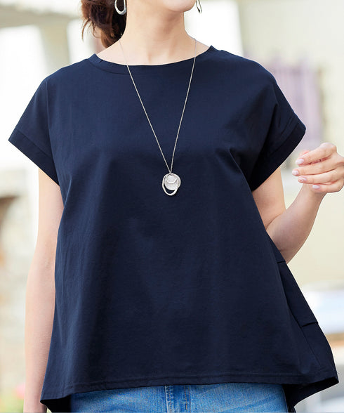 【安田美沙子さん着用】プレートリングネックレス