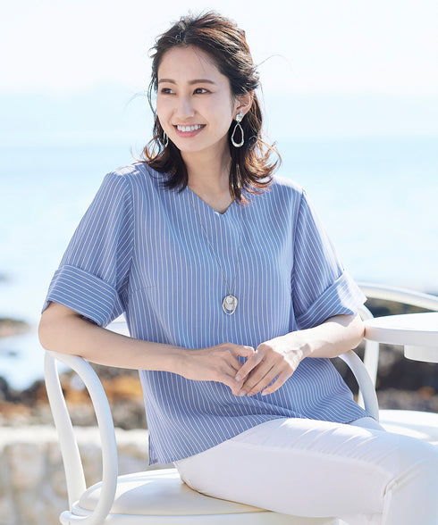 【安田美沙子さん着用】プレートリングネックレス