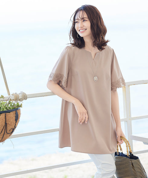 【安田美沙子さん着用】プレートリングネックレス