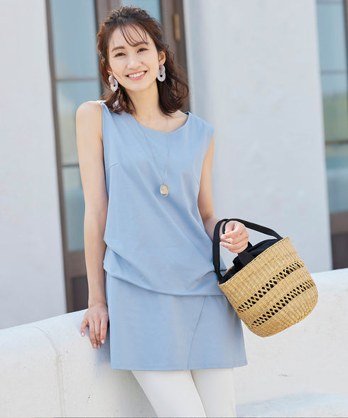 【安田美沙子さん着用】プレートリングネックレス